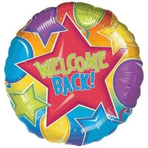 Welcome Back Foil Balloon