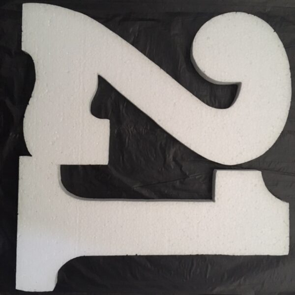 Number 21 Polystyrene - 30cm