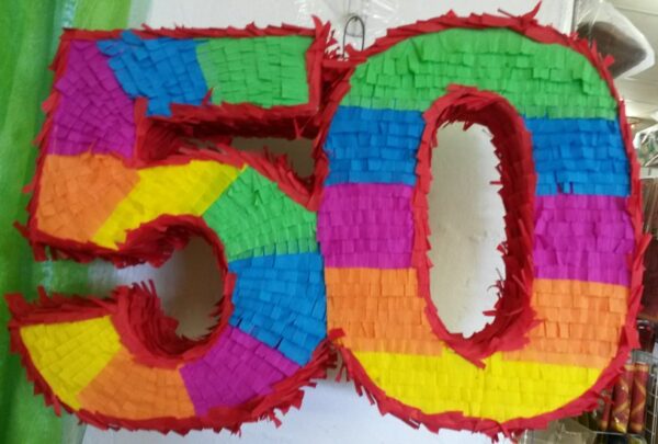 Number 50 Pinata