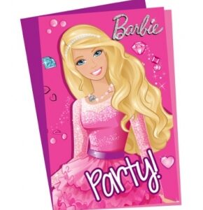 Barbie Sparkle Invitations (6)