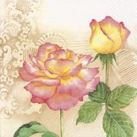 Belles Roses Ivory Napkins (20)