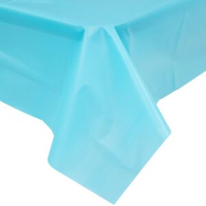Bermuda Blue Plastic Tablecover