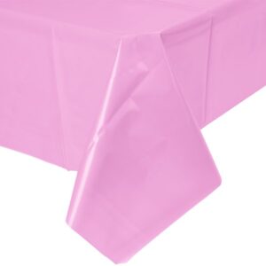 Candy Pink Plastic Tablecover
