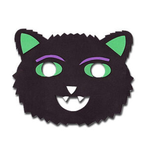 Spooks & Spells Foam Mask - Scary Cat