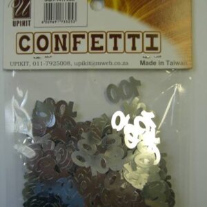 100 Confetti - Silver