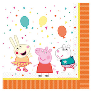 Peppa Pig Confetti Party Napkins (20)