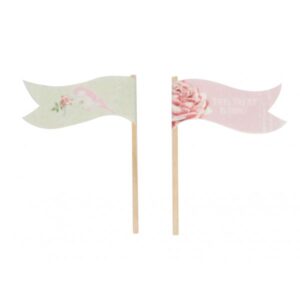 Pastel Sentiments Cupcake Flags