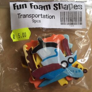 Fun Foam Shapes - Transportation - 9pcs
