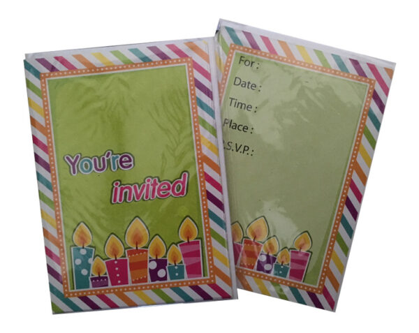 Birthday Candles Invitations (6)