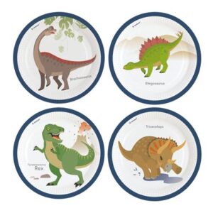 Happy Dinosaur Plates (8)