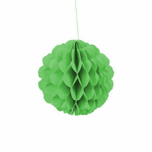 Honeycomb Paper Balls 11cm - Lime (3)