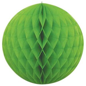 Honeycomb Paper Balls 35cm - Lime (3)