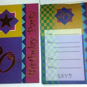 30th Invitation Pad (20 Pages)