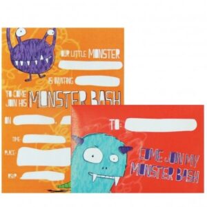 Doodle Monsters Invitations (8)