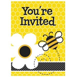Busy Bee Invitations (8)