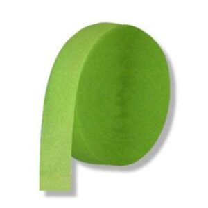 Light Green Crepe Streamers (10)
