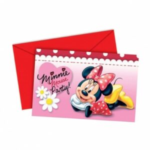 Minnie Daisies Invitations (6)