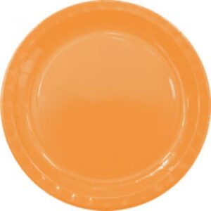 Orange Paper Plates (8)