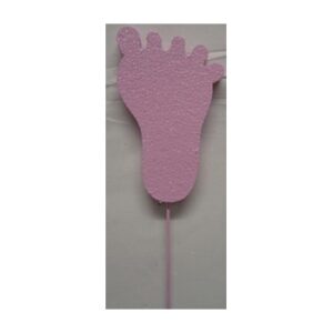 Baby Foot on Stick Poly - Pink