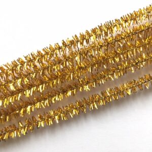 Pipecleaner - Gold Glitter (5)