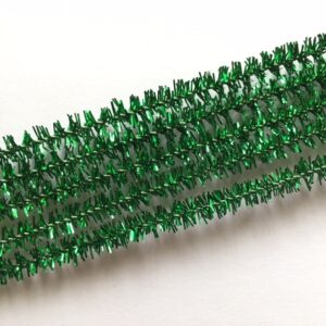 Pipecleaner - Green Glitter (5)