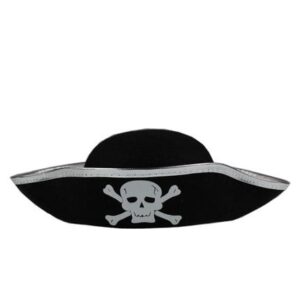 Pirate Hat - Silver Trim