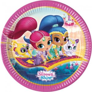 Shimmer and Shine Plates (8)