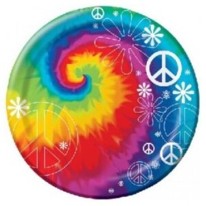 Tie Dye Fun Side Plates (8)