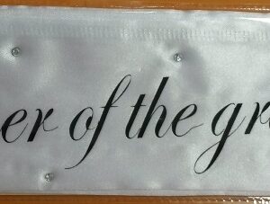 Mother of the groom Satin Sash