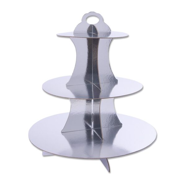 Silver Cupcake Stand