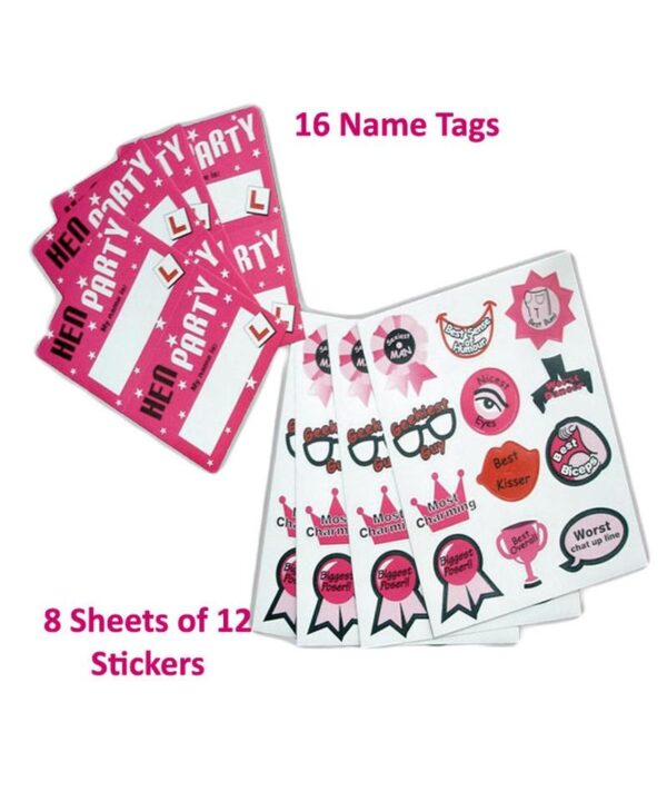 Hen Party Sticker Pack