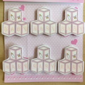 Baby Blocks - Pink (6)